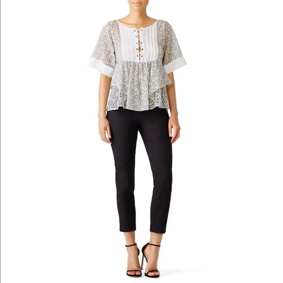 Marissa Webb Katia Short Sleeve Blouse - Picture 1 of 10